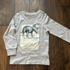 NWOT Long sleeve tshirt Dino design 2-3 toddler